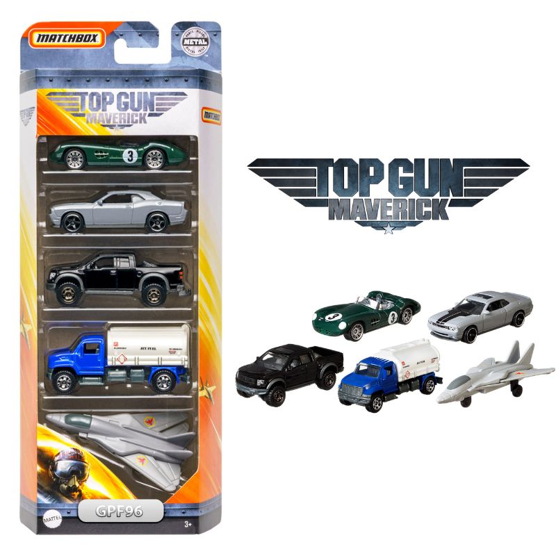 Matchbox 5Pack Top Gun Maverick Set 2 MINIATURE TOY SHOP